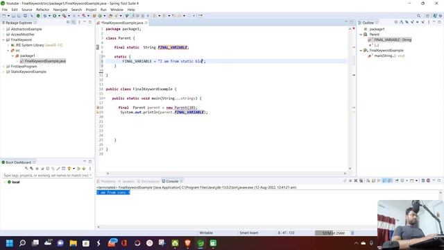 Final keyword, Final variable, method, class. Bengali-Ep:11 #bengalitutorial #learnjava #bengali смотреть онлайн
