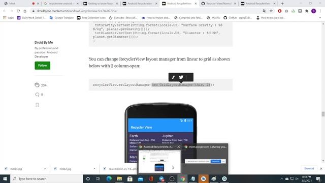 Android Session 13 RecyclerView with Custom Adapter and Holder смотреть онлайн