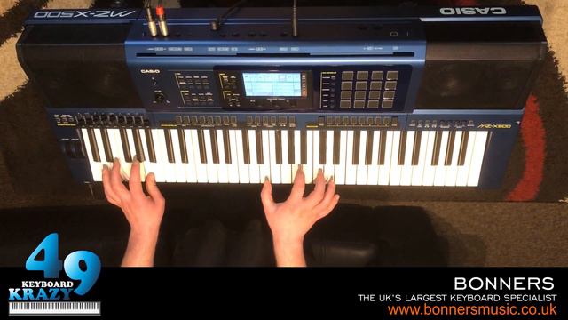 Casio MZ-X500 Keyboard - 1100 Sounds Part 4/5 смотреть онлайн