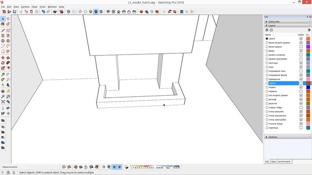 Неделя 3 Материалы в модели - 05 Создание штриховок смотреть онлайн