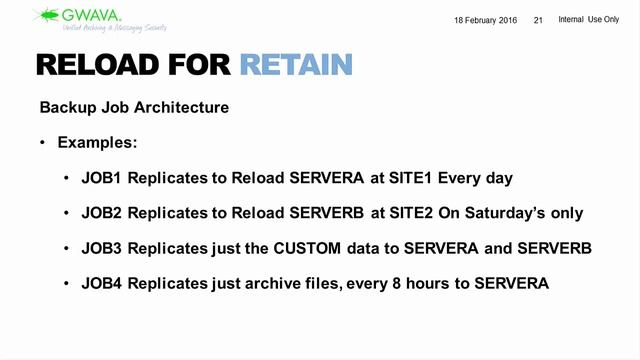 Reload Backup for Retain Official Release Webinar смотреть онлайн