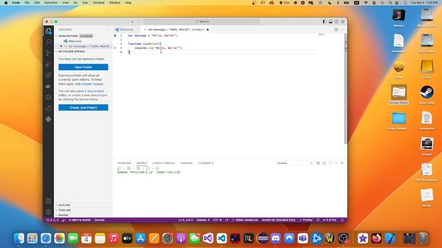 Meathead Coding: Introduction and Hello World JavaScript Tutorial смотреть онлайн