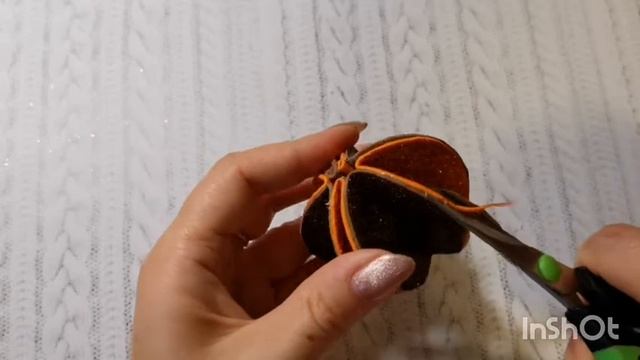 Ёлочный шар из фоамирана. смотреть онлайн