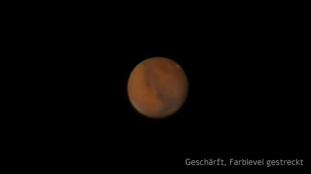Planet Mars with Newtonian Skywatcher 8" (200mm)/1200mm смотреть онлайн
