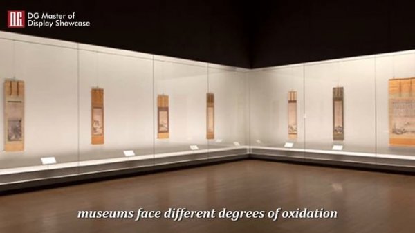 DG display showcase builds highly sealed museum display cases for Japanese museums