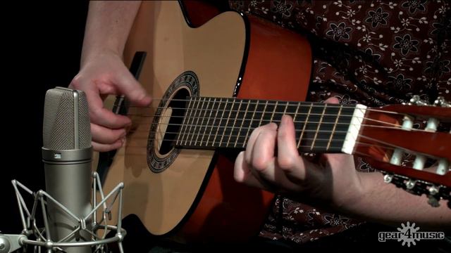 Gear4music Classical Electro Acoustic Guitar in Natural | Demonstration смотреть онлайн