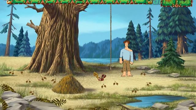 Иван Царевич и Серый Волк прохождение игры - Через дуб в лесное царство!Говорящий дуб! #2 смотреть онлайн