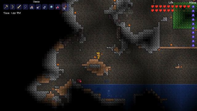 Adventures in Terraria - 03 - Dungeon Raid Interrupted. Bloody Zombies.... смотреть онлайн