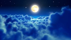 ФУТАЖ Луна, облака, ночь