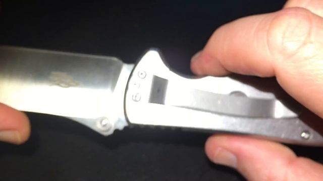 Нож Ganzo G723 BK надежный тяжелый складной фреймлок смотреть онлайн