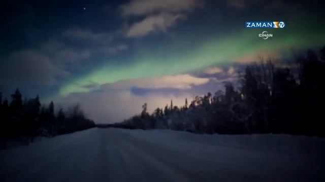 Kutup bölgesinde ki ilginç şafak manzarası kameraya yansıdı смотреть онлайн