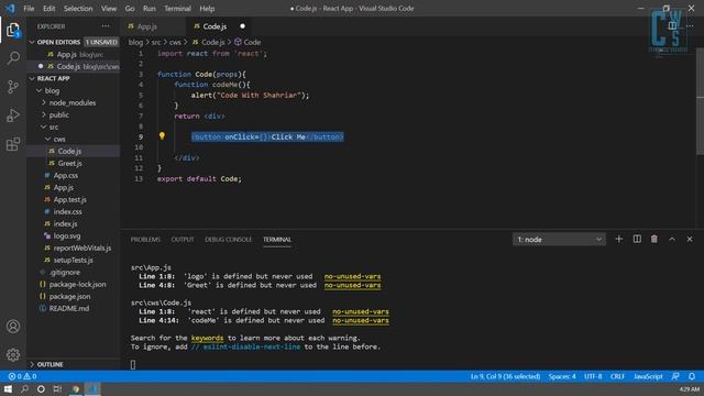React JS Click Events Handling - React JS Bangla Tutorial - Part 09 смотреть онлайн