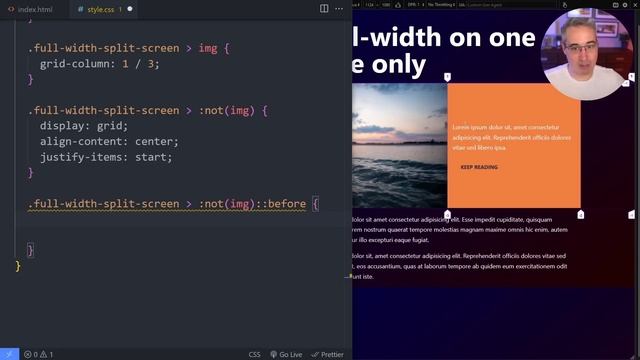 How to escape the container on only one side смотреть онлайн