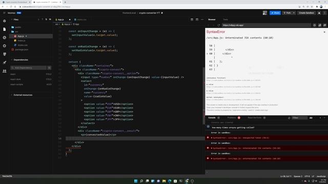 Frontend Interview Question and Answer with a FAANG Software Engineer Crypto Converter frontendeval смотреть онлайн