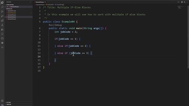 Java Practice Examples - Module 2-4 Multiple If-Else If Blocks смотреть онлайн