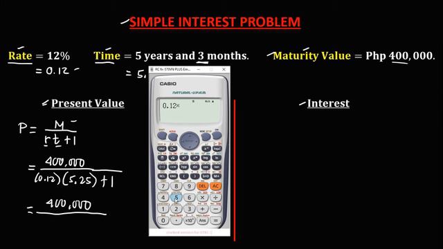 SIMPLE INTEREST: FINDING PRESENT VALUE AND INTEREST смотреть онлайн