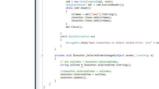 C# Edge 252 MC50 C# MySql Select By Item смотреть онлайн