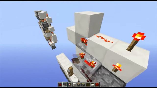 [Minecraft Tutorial]-Очень быстрая и компактная "Дверь 3х3" смотреть онлайн
