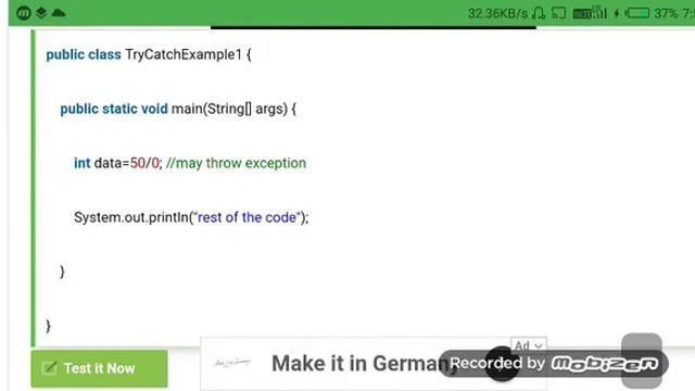 Java try catch(2) смотреть онлайн