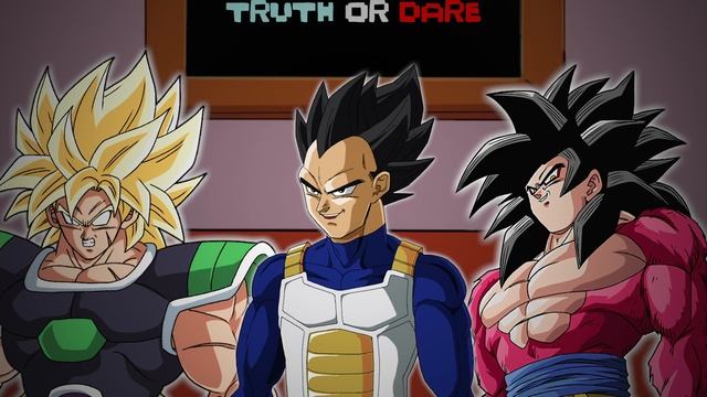 Vegeta Slick Goku And Broly Play Truth Or Dare смотреть онлайн