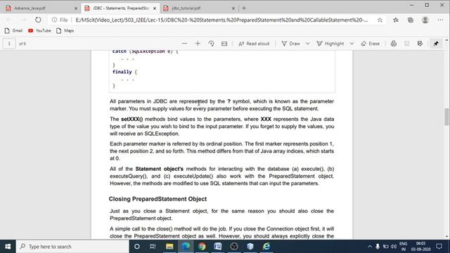 503 | L15 | J2EE | Prepared Statement | BY VGP смотреть онлайн