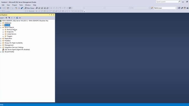 4. SSMS Object Explorer смотреть онлайн