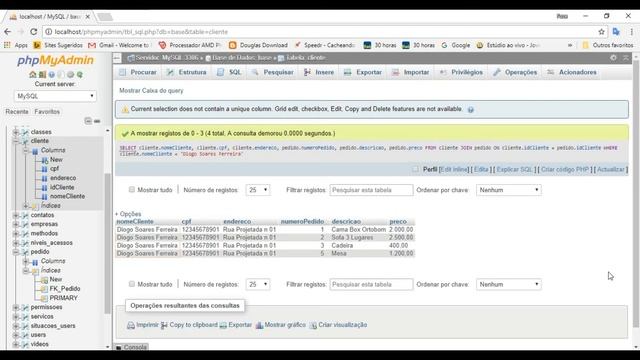 Instrução sql - Select 2 tabelas, inner join смотреть онлайн