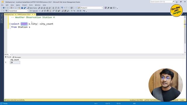 Weather Observation Station 4 | SQL Server | HackerRank SQL Problem Solving (English)
