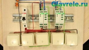 BIS-412, BIS-412i импульсные реле с групповым управлением. Подключение и работа