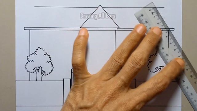 How To Draw School || Drawing School For Beginners смотреть онлайн