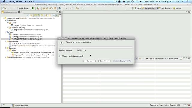 Git Tags Push And Pull using Egit and Github смотреть онлайн