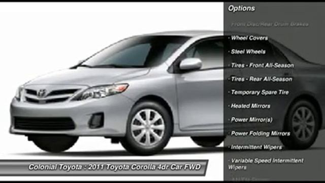 2011 TOYOTA COROLLA Milford, CT B9147698