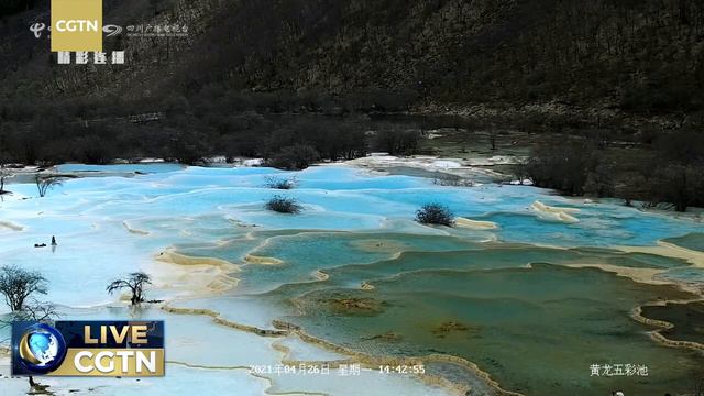 Live: Scenery of Huanglong Scenic and Historic Interest Area in SW China смотреть онлайн
