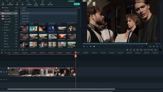 (Filmora 11): Cartoon Effect Tutorial смотреть онлайн