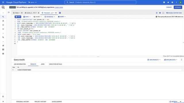 Analyzing Firebase data with BigQuery смотреть онлайн