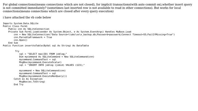 Databases: sqlite database changes not commited immediately (2 Solutions!!) смотреть онлайн