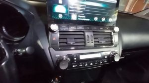 Land Cruiser Prado 150, установка планшета и замена штатной камеры