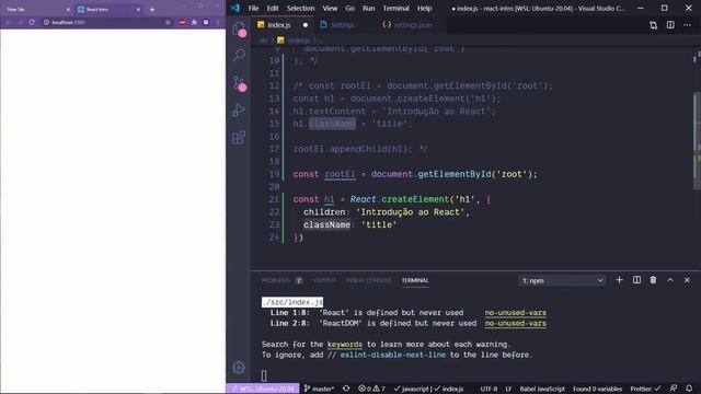Como o React funciona internamente com o createElement #3 смотреть онлайн