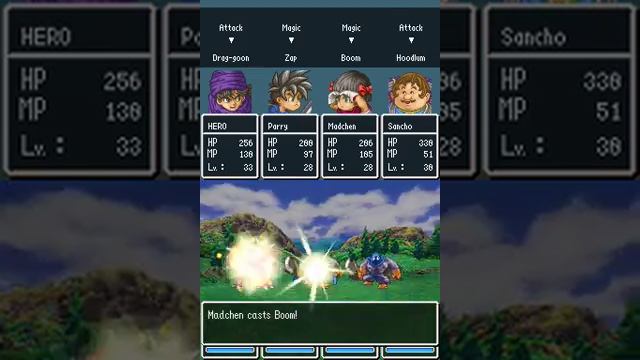 Dragon Quest V: Hand of the Heavenly Bride DS - Grass Battle смотреть онлайн