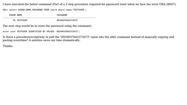 Unix & Linux: Pick Values From A Oracle Select Query смотреть онлайн