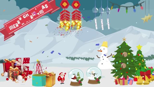 We Wish You a Merry Christmas I Christmas song for kids смотреть онлайн