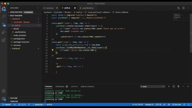 NodeJS Tutorial: Bug-Tracker Full Project P8: Backend смотреть онлайн