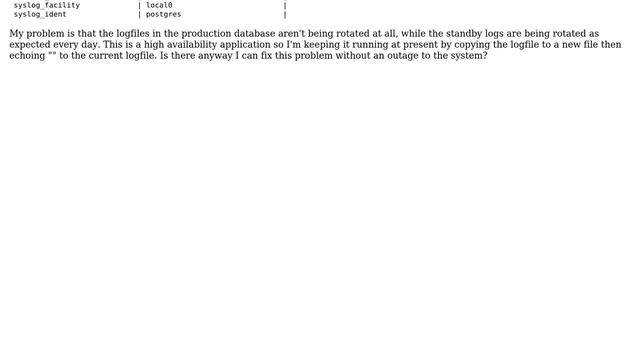 Databases: Postgres log files not rotating (3 Solutions!!) смотреть онлайн