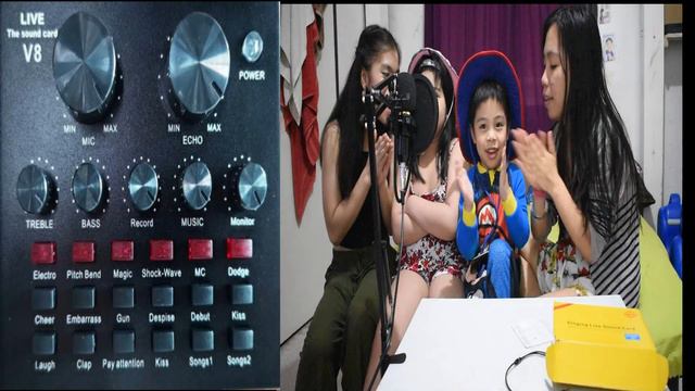 BM-800 Condenser Microphone and V8 sound card Review!(With the kids :-) смотреть онлайн