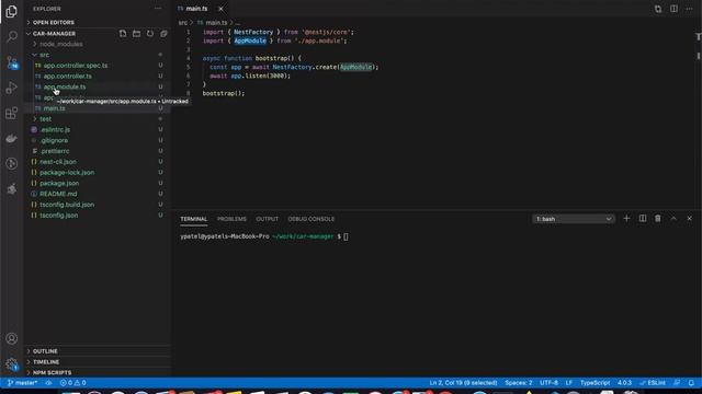 NestJS tutorial for Beginners 1 - Getting Started + Creating First Nest.JS Application смотреть онлайн