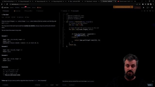 Leet Code 1 - Two Sum Problem смотреть онлайн
