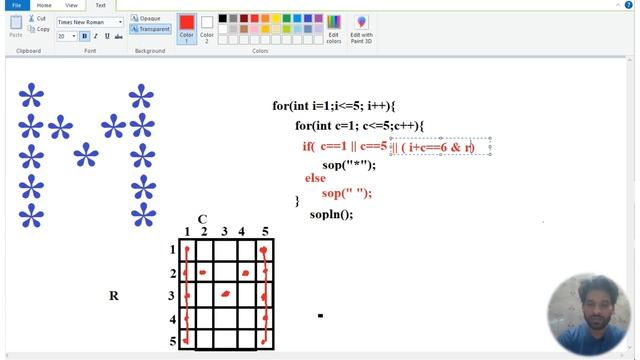 M print in star pattern || Star Print in pattern || CodingWithved || coding Ved || I Print java смотреть онлайн