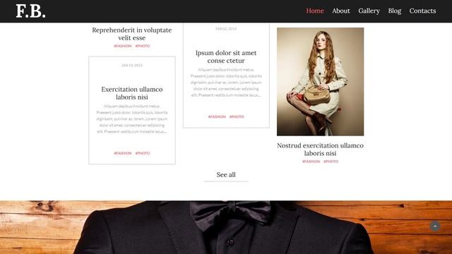 Fashion WordPress Theme by WT Website Template - 53435 смотреть онлайн
