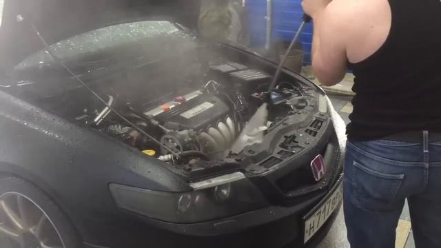 Мойка двигателя Honda Accord 7 смотреть онлайн