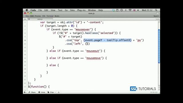 03: Mouseover, mouseout, mousemove смотреть онлайн